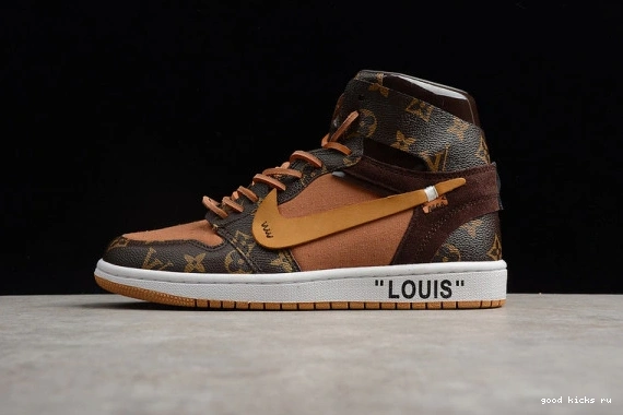 (WITH -LouiV CASE) JORDAN AIR AQ0818-158 AQ0818-158 O-W 1 0402